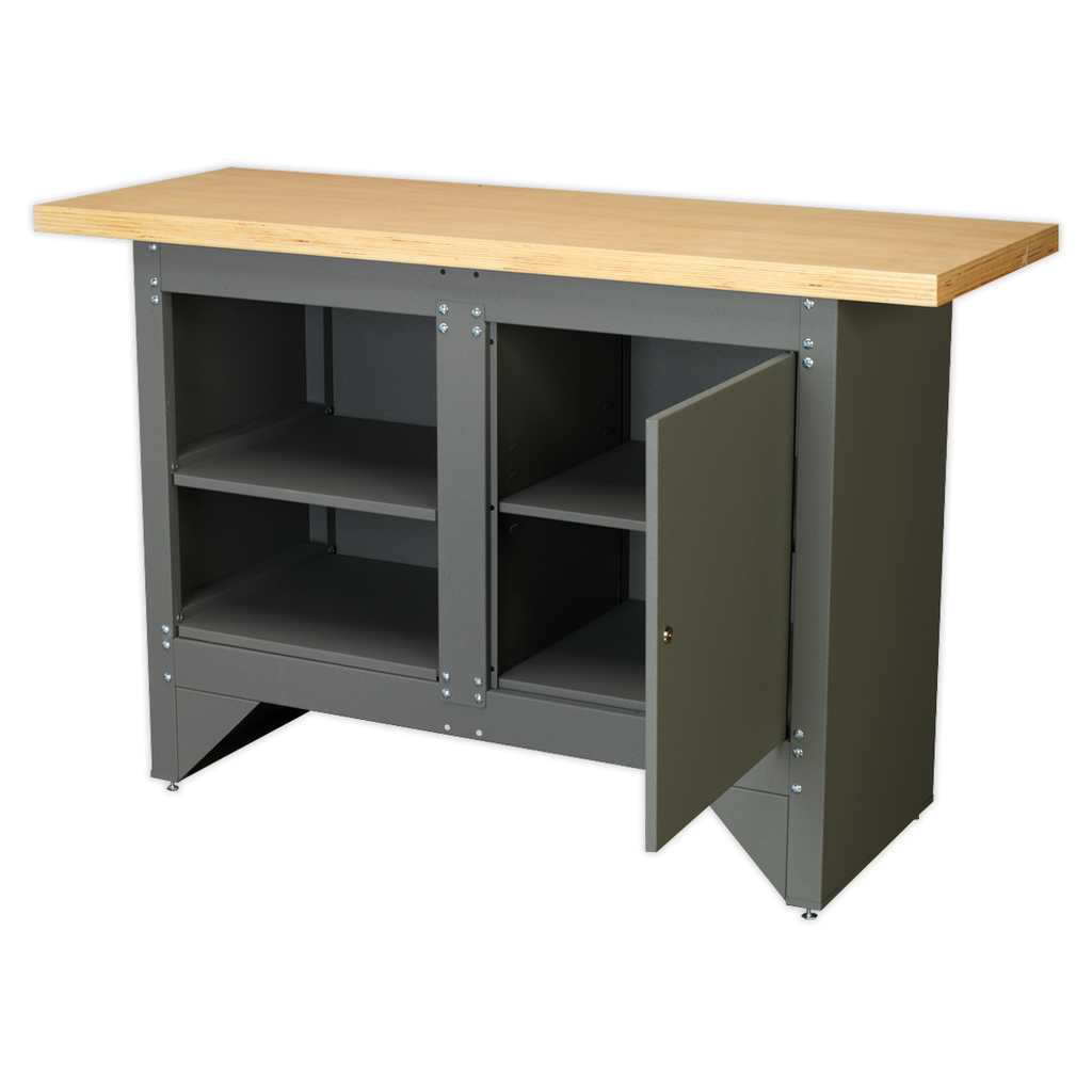 Heavy-Duty Workbench with Cupboard AP2010