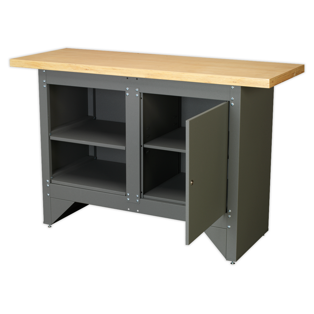 Heavy-Duty Workbench with Cupboard AP2010