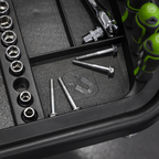 Adjustable-Height Mobile Workstation with Removable Top Tray AP201