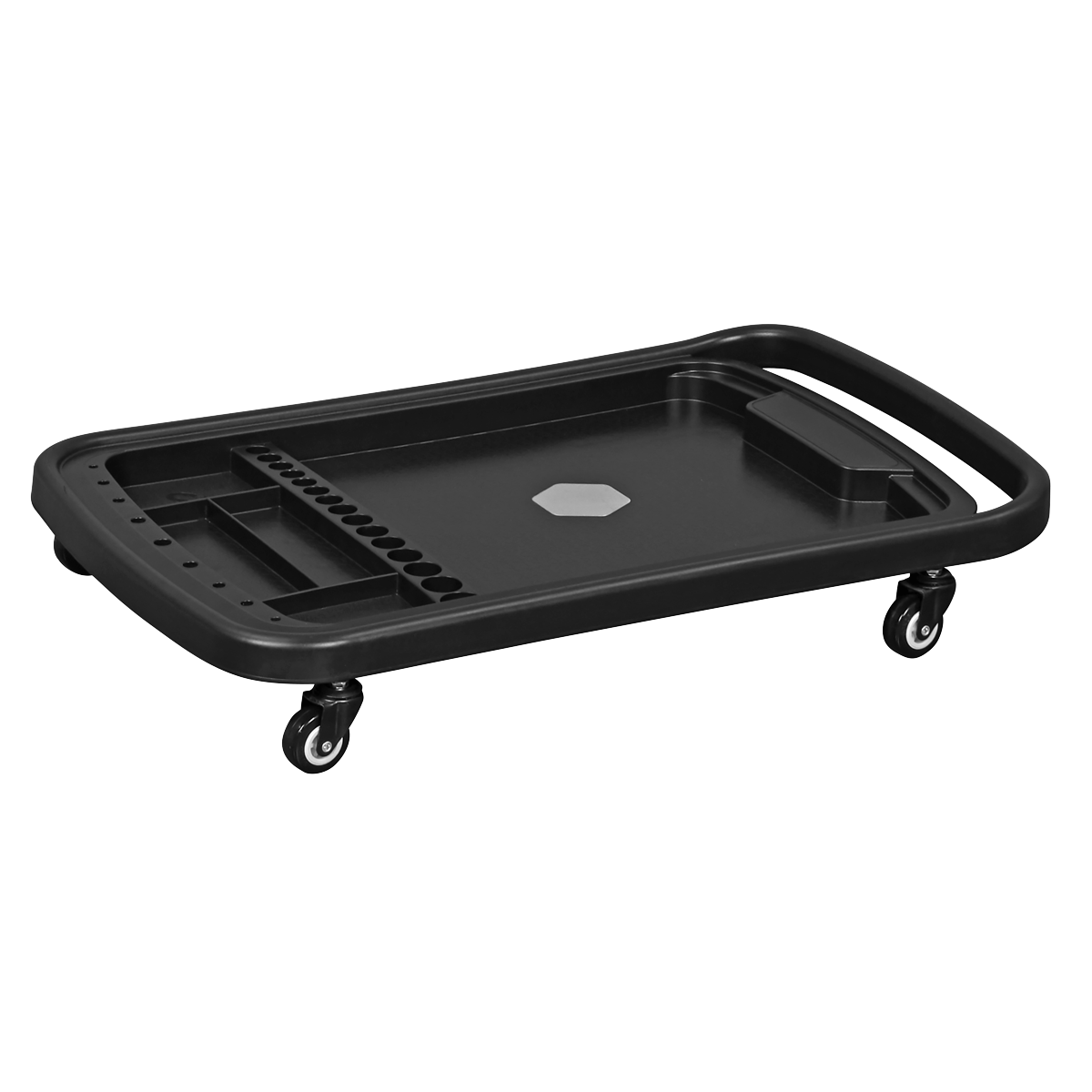 Adjustable-Height Mobile Workstation with Removable Top Tray AP201