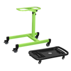 Adjustable-Height Mobile Workstation with Removable Top Tray AP201