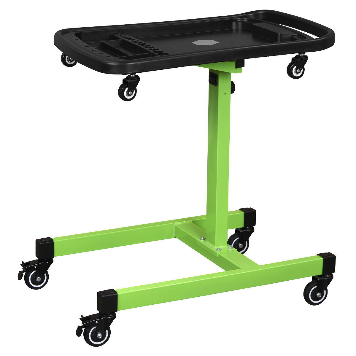 Adjustable-Height Mobile Workstation with Removable Top Tray AP201