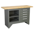 Heavy-Duty Workbench with 5 Drawers AP2030BB