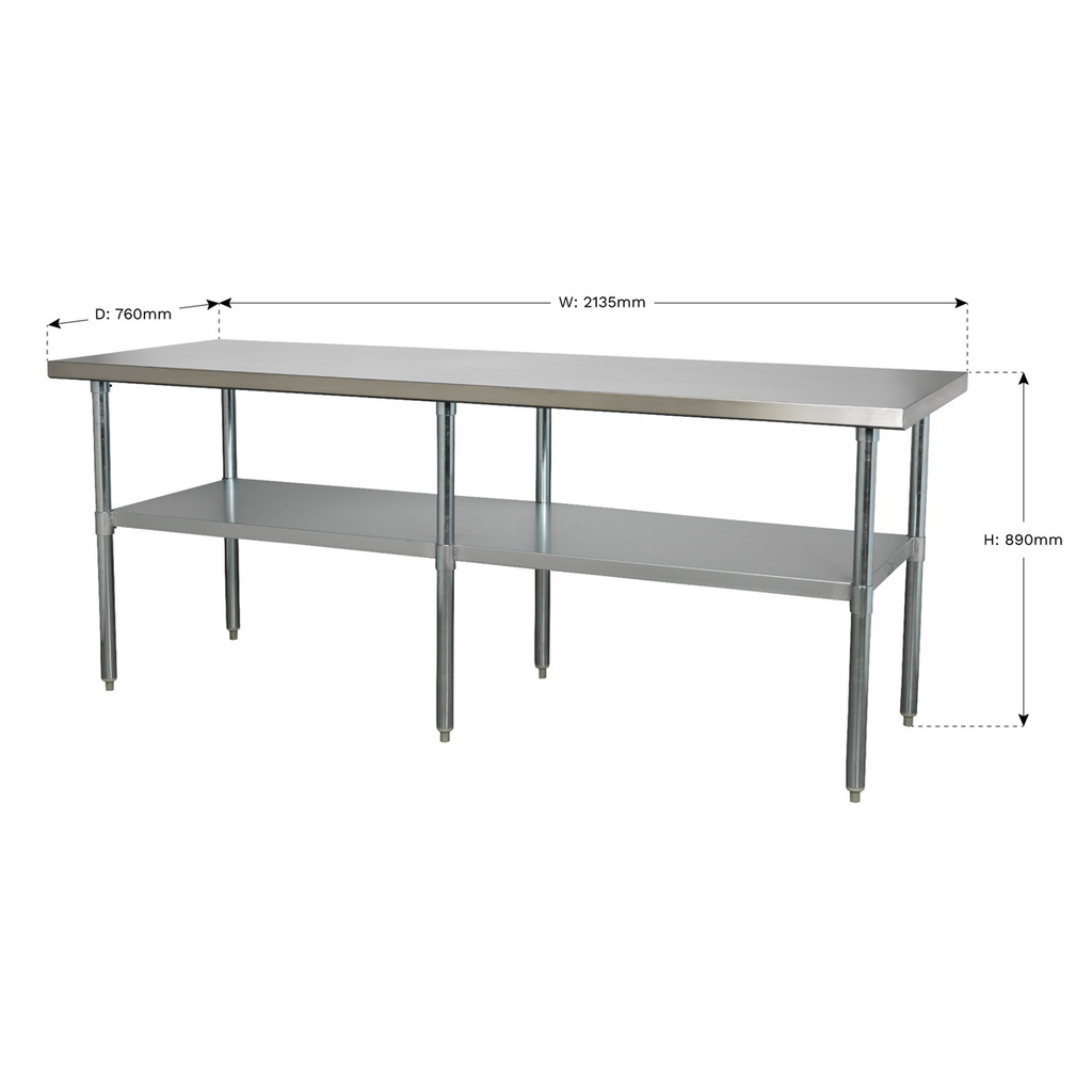 Stainless Steel Workbench 2.1m AP2184SS