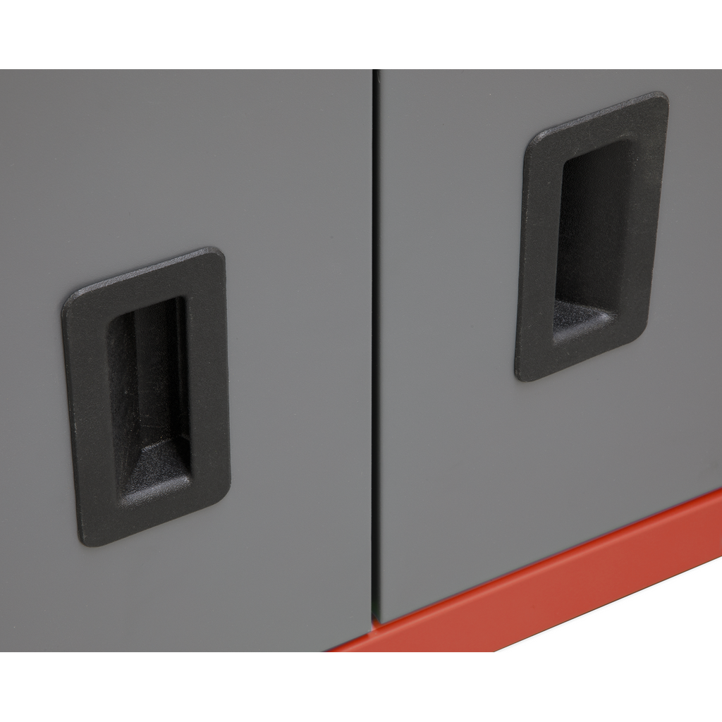Topchest & Rollcab Combination 6 Drawer - Red AP2200BB