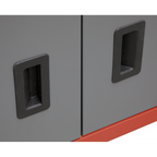 Topchest & Rollcab Combination 6 Drawer - Red AP2200BB