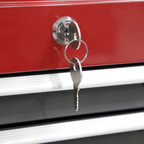 Topchest & Rollcab Combination 6 Drawer - Red AP2200BB