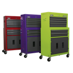 Topchest & Rollcab Combination 6 Drawer - Red AP2200BB