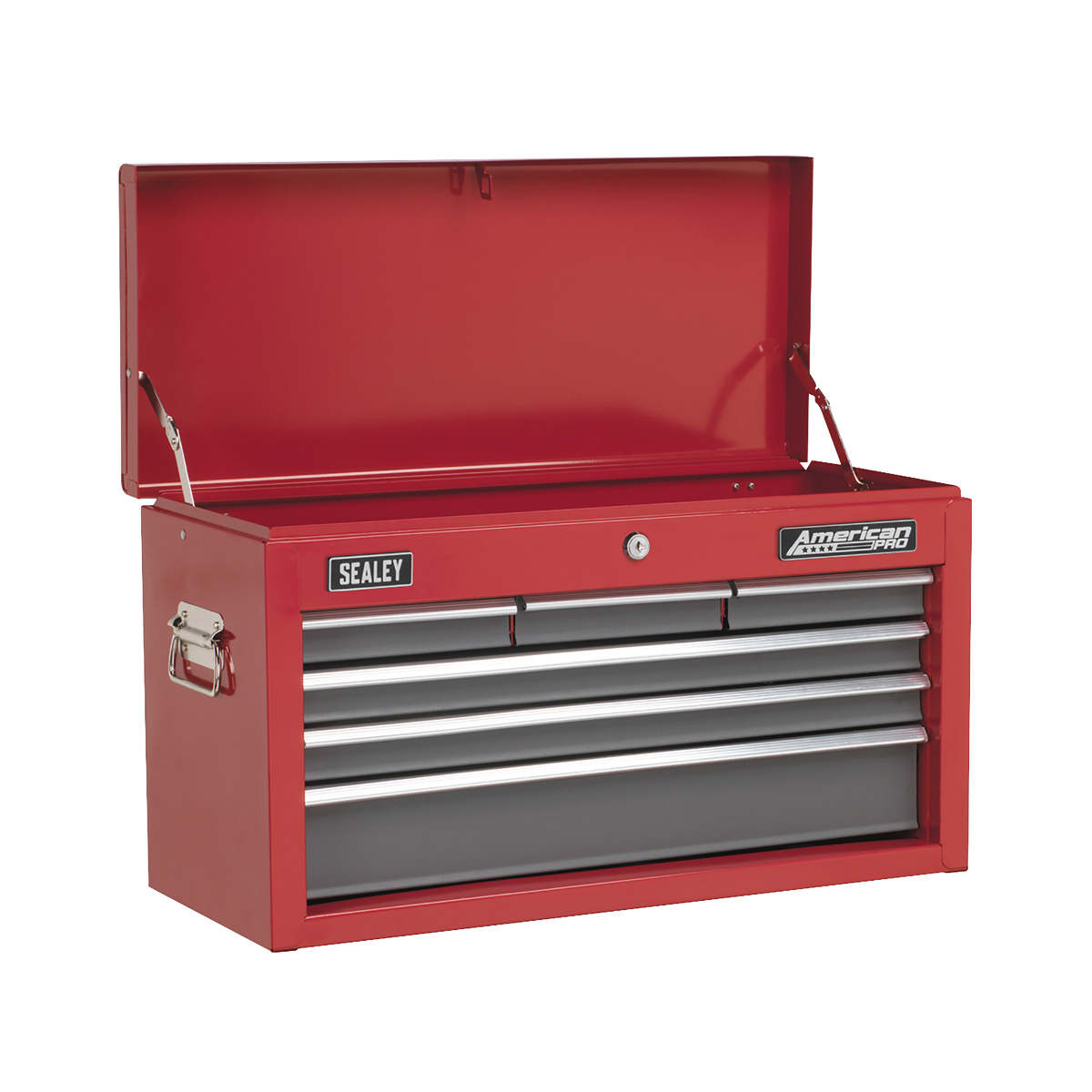 Topchest 6 Drawer with 98pc Tool Kit - Red/Grey AP2201BBCOMBO