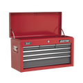 Topchest 6 Drawer - Red/Grey AP2201BB