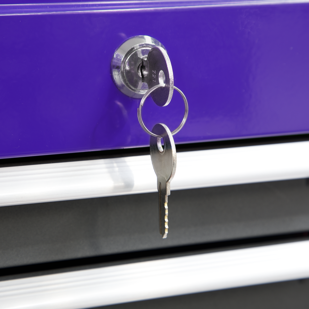 Mid-Box Tool Chest 3 Drawer - Purple/Grey AP22309BBCP