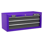 Mid-Box Tool Chest 3 Drawer - Purple/Grey AP22309BBCP