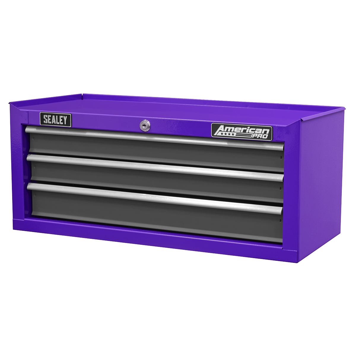 Mid-Box Tool Chest 3 Drawer - Purple/Grey AP22309BBCP