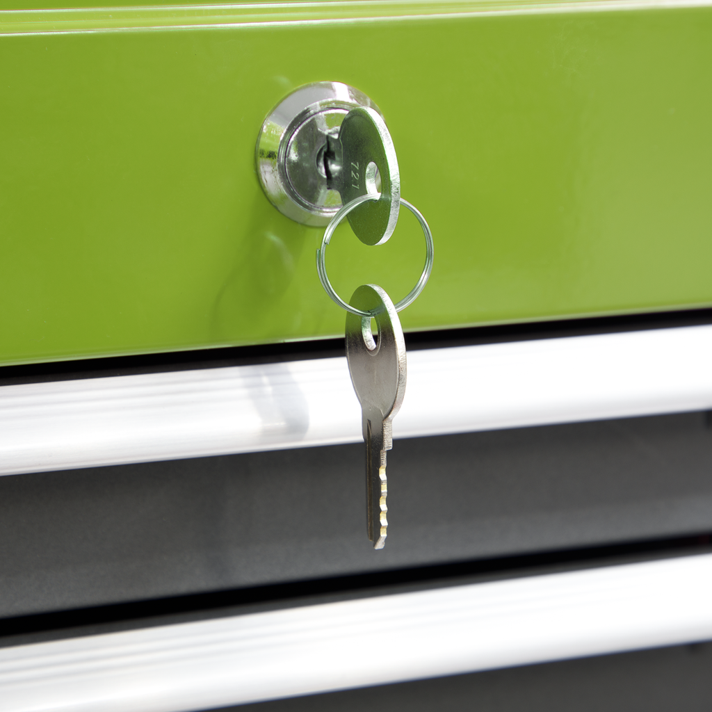 Mid-Box Tool Chest 3 Drawer - Green/Grey AP22309BBHV