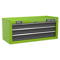 Mid-Box Tool Chest 3 Drawer - Green/Grey AP22309BBHV