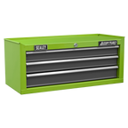 Mid-Box Tool Chest 3 Drawer - Green/Grey AP22309BBHV