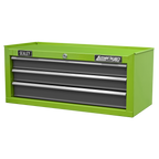 Mid-Box Tool Chest 3 Drawer - Green/Grey AP22309BBHV
