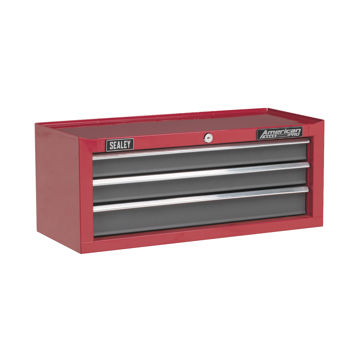 Mid-Box Tool Chest 3 Drawer - Red/Grey AP22309BB