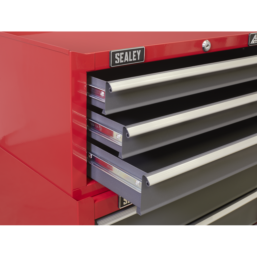 Mid-Box Tool Chest 3 Drawer - Red/Grey AP22309BB