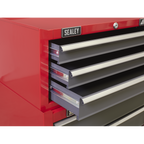 Mid-Box Tool Chest 3 Drawer - Red/Grey AP22309BB