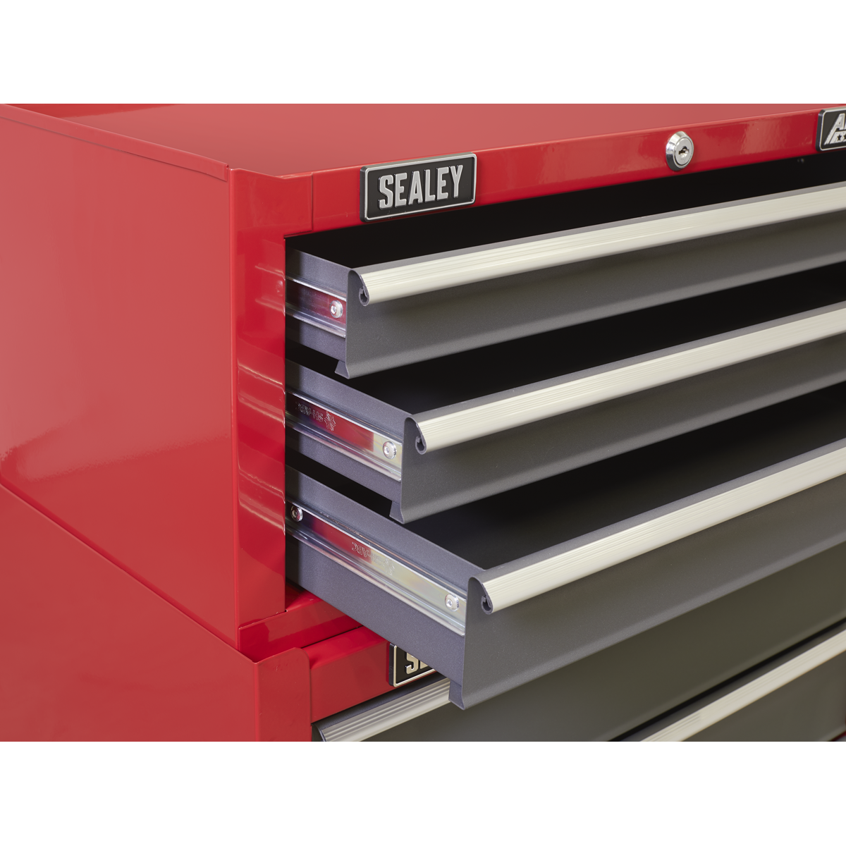 Mid-Box Tool Chest 3 Drawer - Red/Grey AP22309BB