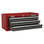 Mid-Box Tool Chest 3 Drawer - Red/Grey AP22309BB