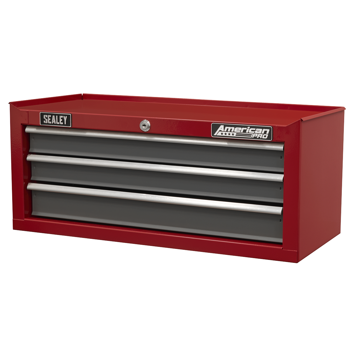 Mid-Box Tool Chest 3 Drawer - Red/Grey AP22309BB