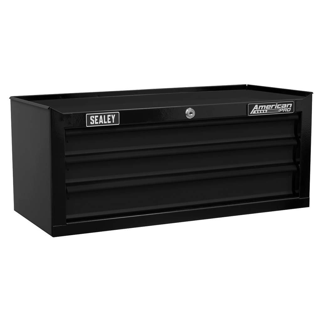 Mid-Box Tool Chest 3 Drawer - Black AP22309BK
