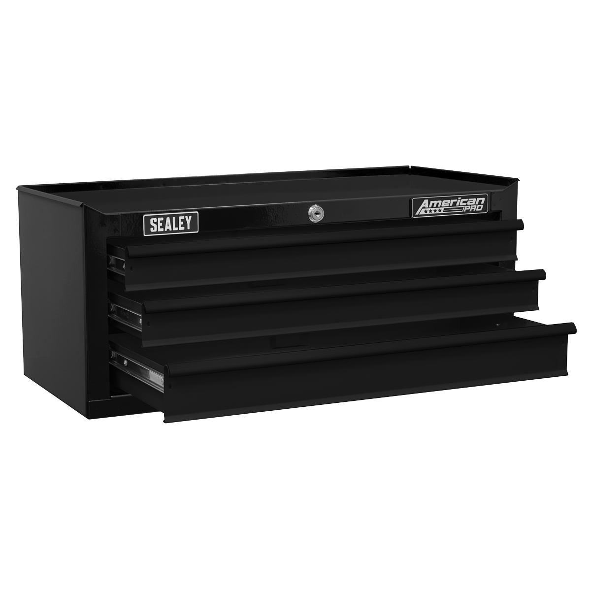 Mid-Box Tool Chest 3 Drawer - Black AP22309BK