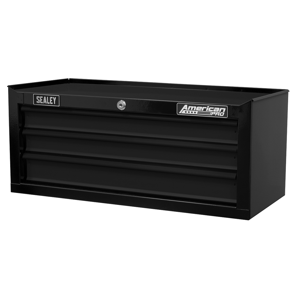 Mid-Box Tool Chest 3 Drawer - Black AP22309BK