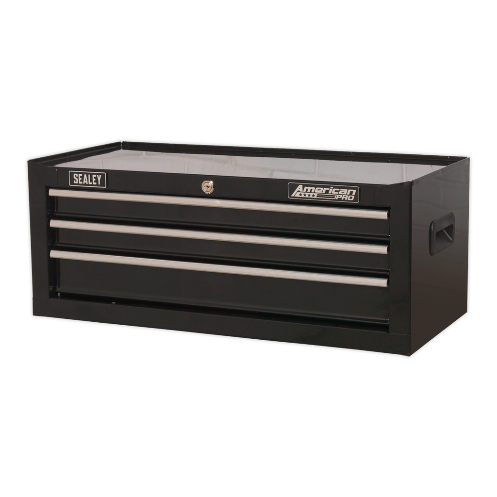 Mid-Box Tool Chest 3 Drawer - Black AP223B