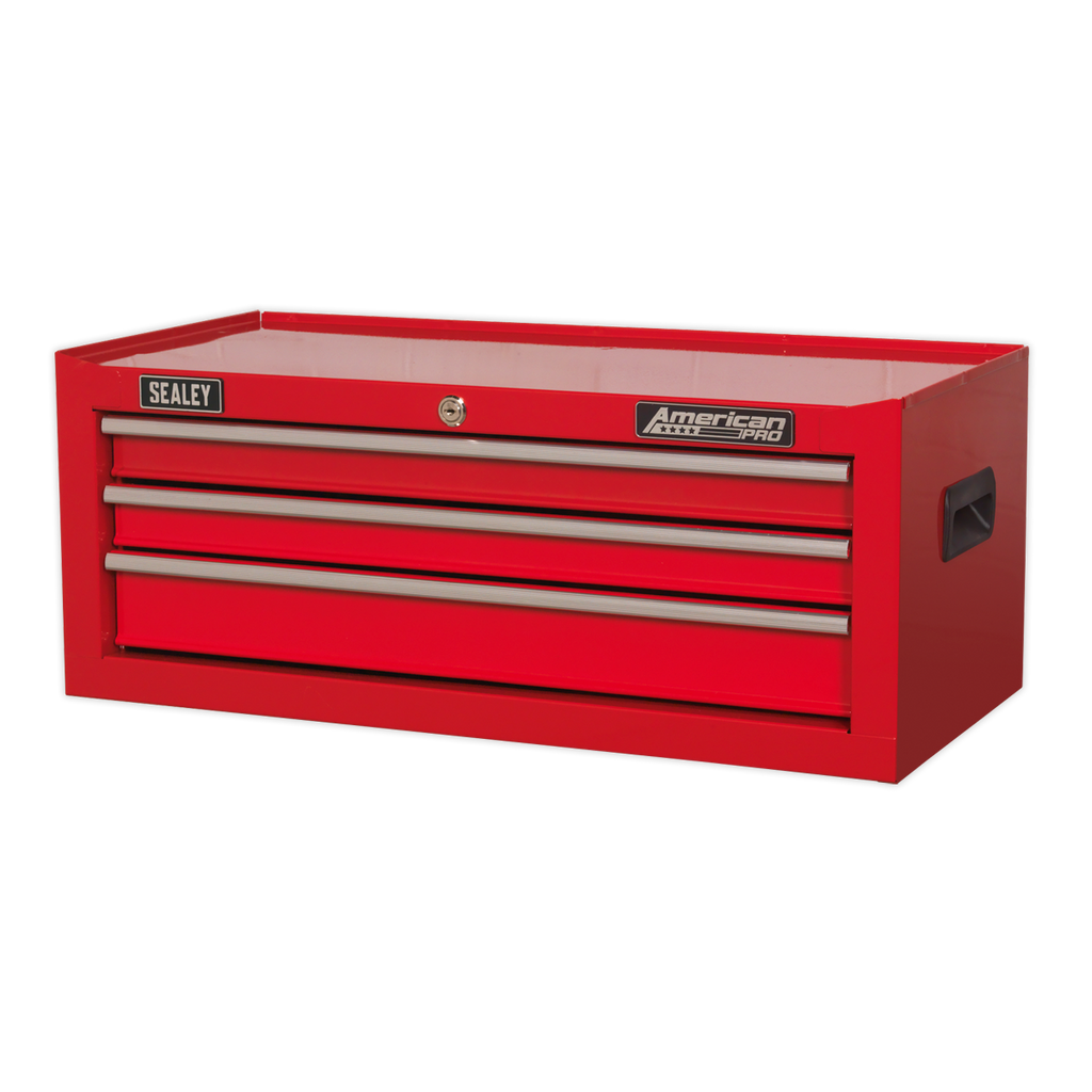 Mid-Box Tool Chest 3 Drawer - Red AP223