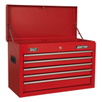 Topchest 5 Drawer - Red AP225