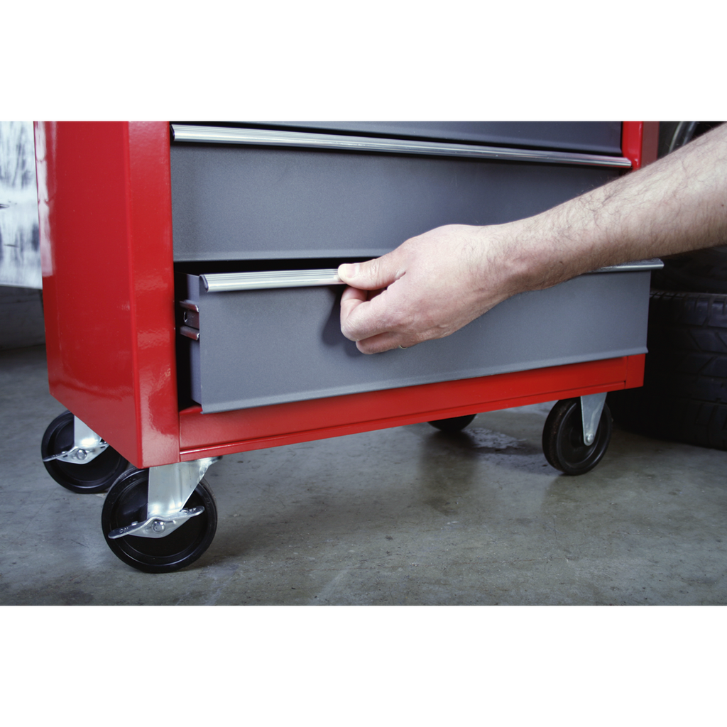 Rollcab 5 Drawer - Red/Grey AP22505BB