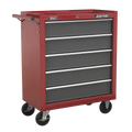 Rollcab 5 Drawer - Red/Grey AP22505BB