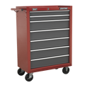 Rollcab 7 Drawer - Red/Grey AP22507BB