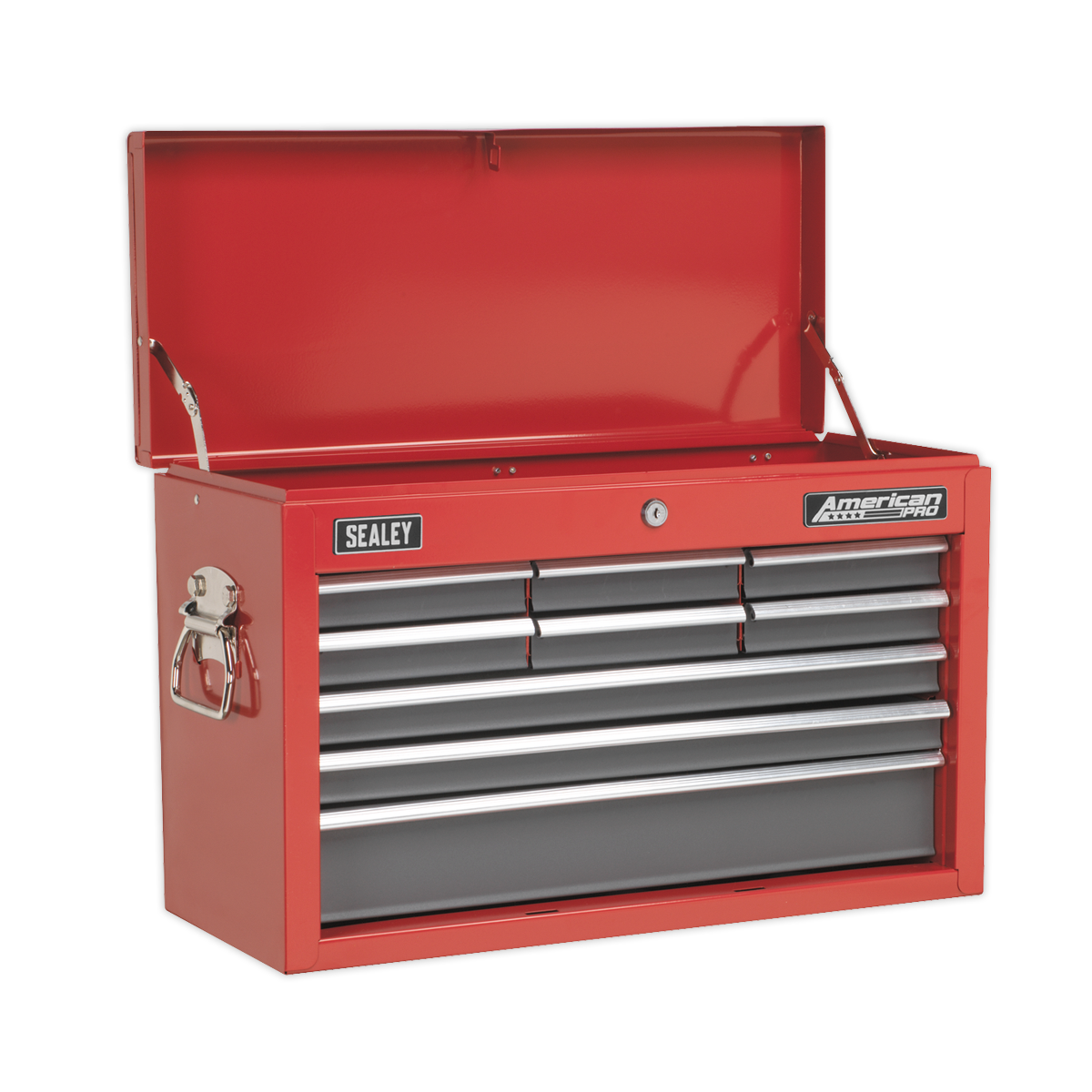 Topchest & Rollcab Combination 14 Drawer with 281pc Tool Kit - Red/Grey AP2250BBCOMBO