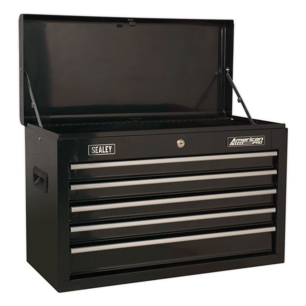 Topchest 5 Drawer - Black AP225B