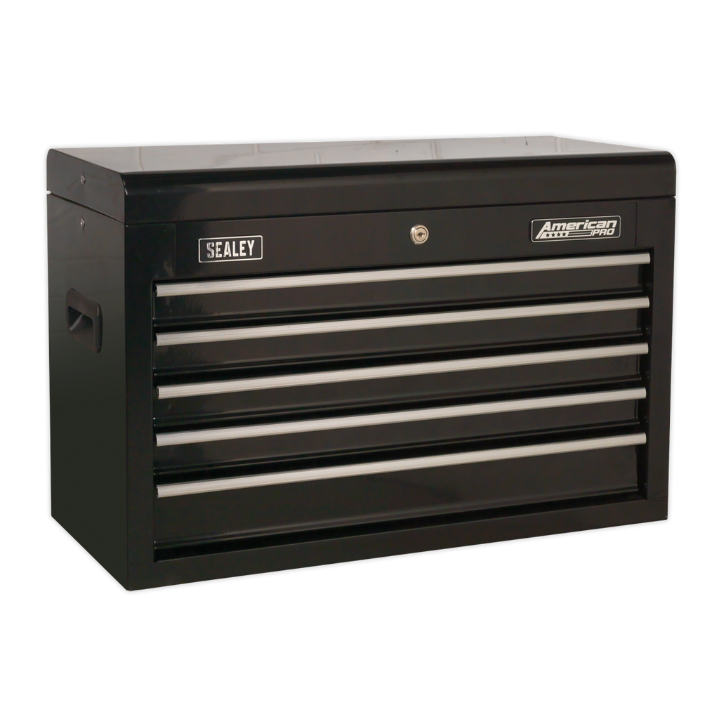 Topchest 5 Drawer - Black AP225B