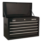 Topchest, Mid-Box Tool Chest & Rollcab Stack 14 Drawer - Black AP22BSTACK