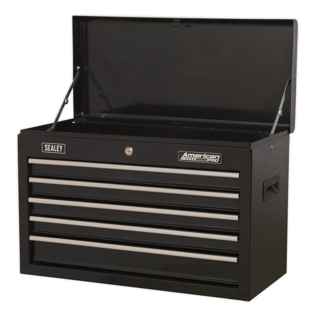 Topchest 5 Drawer - Black AP225B