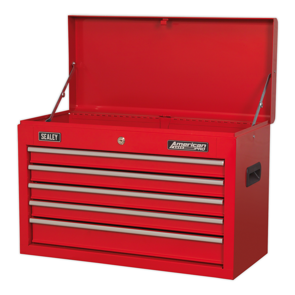 Topchest 5 Drawer - Red AP225