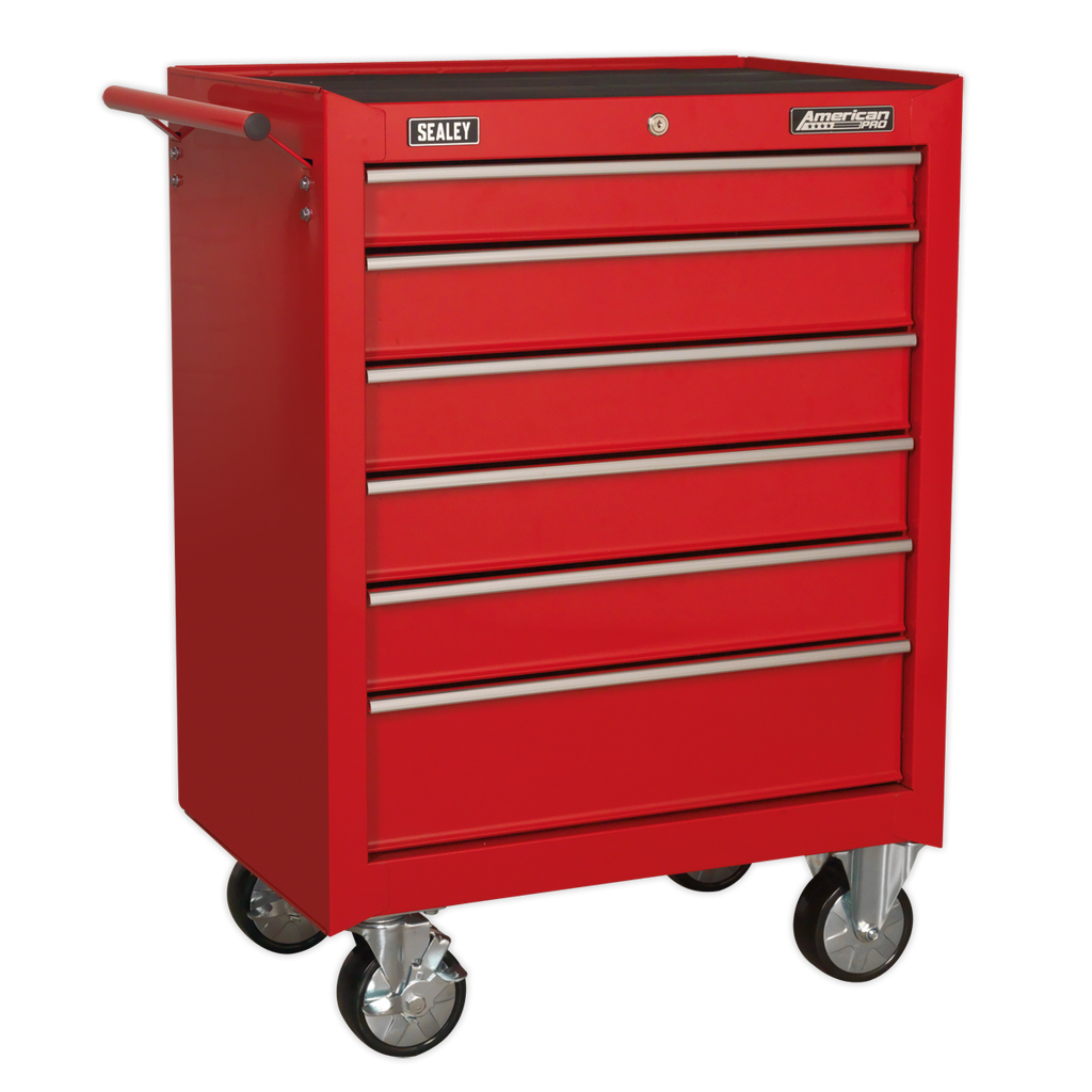 Rollcab 6 Drawer - Red AP226