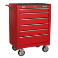 Rollcab 6 Drawer - Red AP226