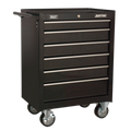 Rollcab 6 Drawer - Black AP226B