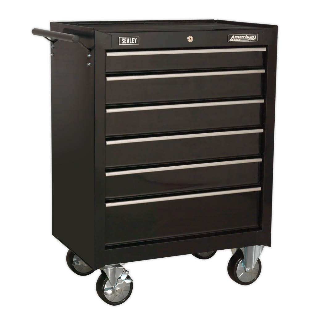 Topchest, Mid-Box Tool Chest & Rollcab Stack 14 Drawer - Black AP22BSTACK