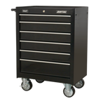 Rollcab 6 Drawer - Black AP226B