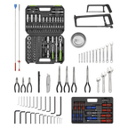 Topchest & Rollcab Combination 6 Drawer with 170pc Tool Kit - Black AP22BKCOMBO