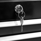 Topchest & Rollcab Combination 6 Drawer - Black AP22BK