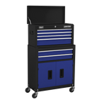 Topchest & Rollcab Combination 6 Drawer - Blue AP22B